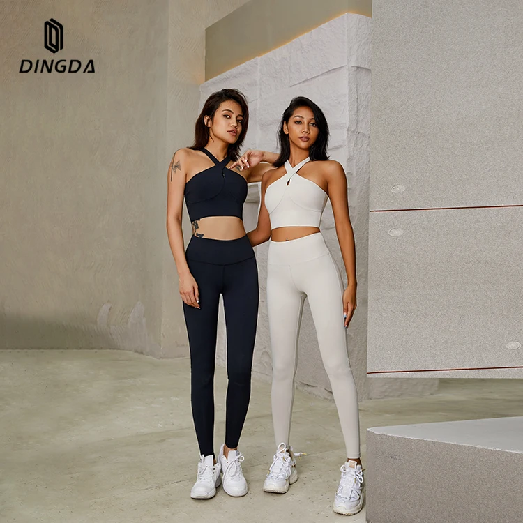 Cross strap 2 piece yoga set comfortable and elastic workout clothes yoga set for women
Cross strap 2 piece yoga set comfortable and elastic workout clothes yoga set for women