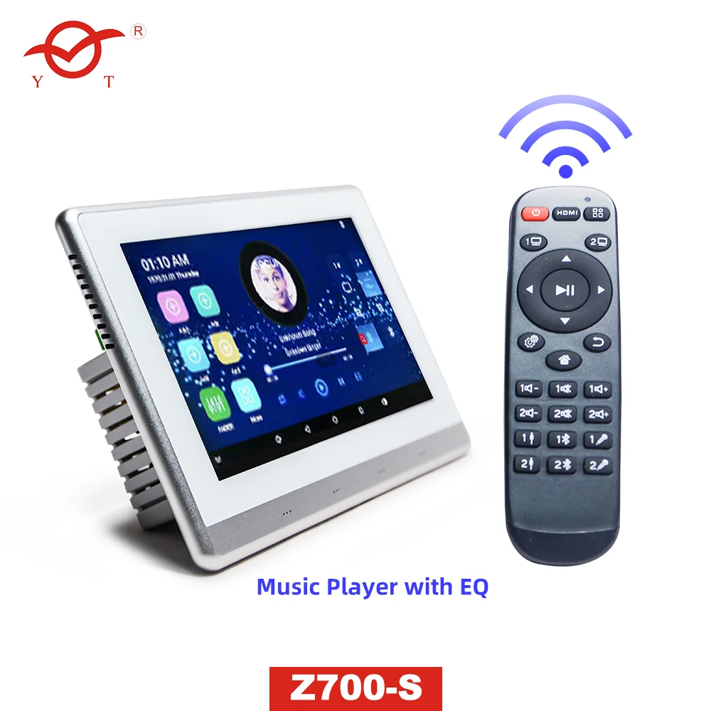 Multi Room Control Touch Screen WiFi Audio Panel In Wall Amplifier Smart Home Sound System With Passive Ceiling Speaker
Multi Room Control Touch Screen WiFi Audio Panel In Wall Amplifier Smart Home Sound System With Passive Ceiling Speaker