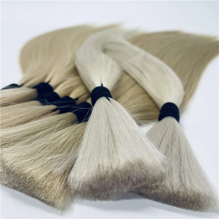 Best Quality Full Cuticle Aligned Russian Slavic Blond Human Hair Braiding Bulk Hair
Best Quality Full Cuticle Aligned Russian Slavic Blond Human Hair Braiding Bulk Hair