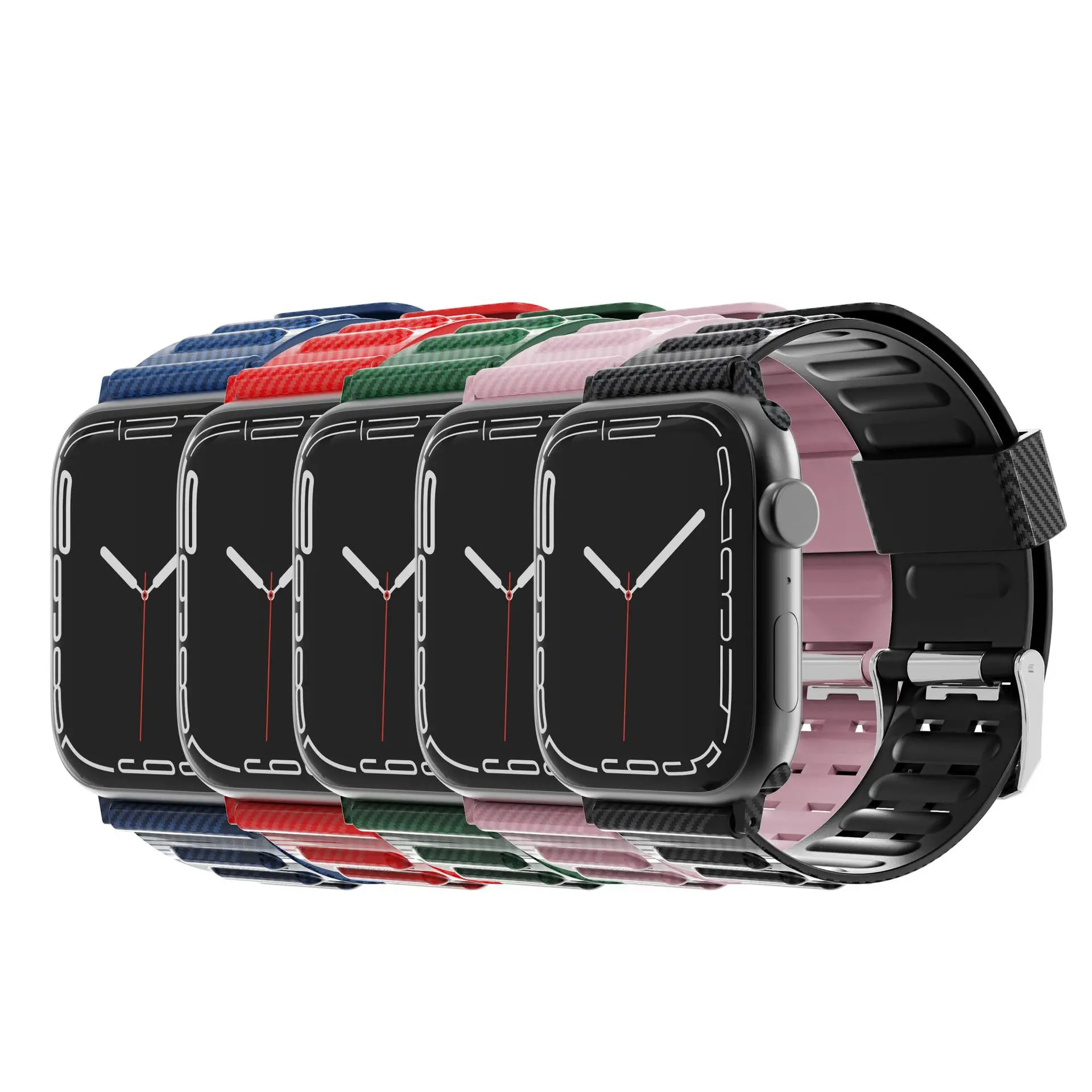New design replacement silicone rubber smart watch bands for apple series 7 6 5 4 3 2 1 44mm 45mm
New design replacement silicone rubber smart watch bands for apple series 7 6 5 4 3 2 1 44mm 45mm