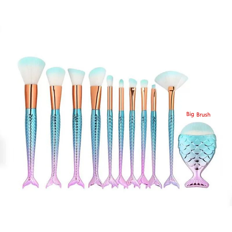 SAIYII Cute Mermaid Makeup Brush Set Cosmetic Beauty Tools Custom Private Label Professional Foundation Eye Brush Makeup Set, Mermaid/custom color
SAIYII Cute Mermaid Makeup Brush Set Cosmetic Beauty Tools Custom Private Label Professional Foundation Eye Brush Makeup Set, Mermaid/custom color
