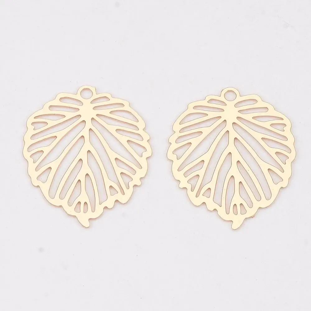 PandaHall Etched Metal Embellishments Monstera Leaf Brass Pendants in Bulk, Light gold
PandaHall Etched Metal Embellishments Monstera Leaf Brass Pendants in Bulk, Light gold