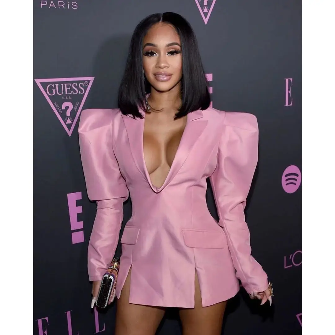 Women top quality blazer dress v neck business suit coat shrug shoulder, Pink or customized
Women top quality blazer dress v neck business suit coat shrug shoulder, Pink or customized