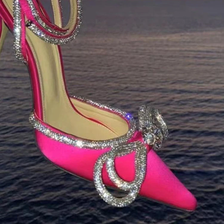 Brand high heels luxury designer Glitter Rhinestones Women Pumps Crystal bowknot Satin Lady Shoes, Customer's request
Brand high heels luxury designer Glitter Rhinestones Women Pumps Crystal bowknot Satin Lady Shoes, Customer's request