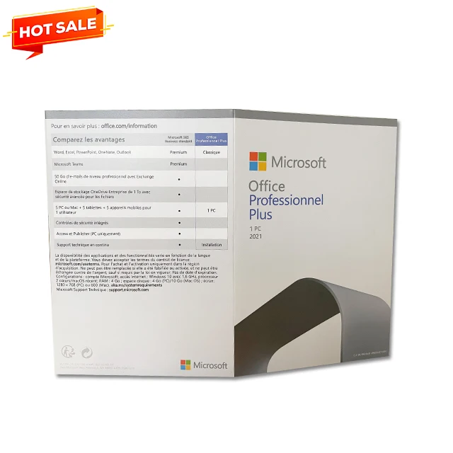 

Office 2021 Professional Plus / Office 2021 Pro Plus French DVD Bag Online Activate 12 Months Guaranteed Can Reinstall