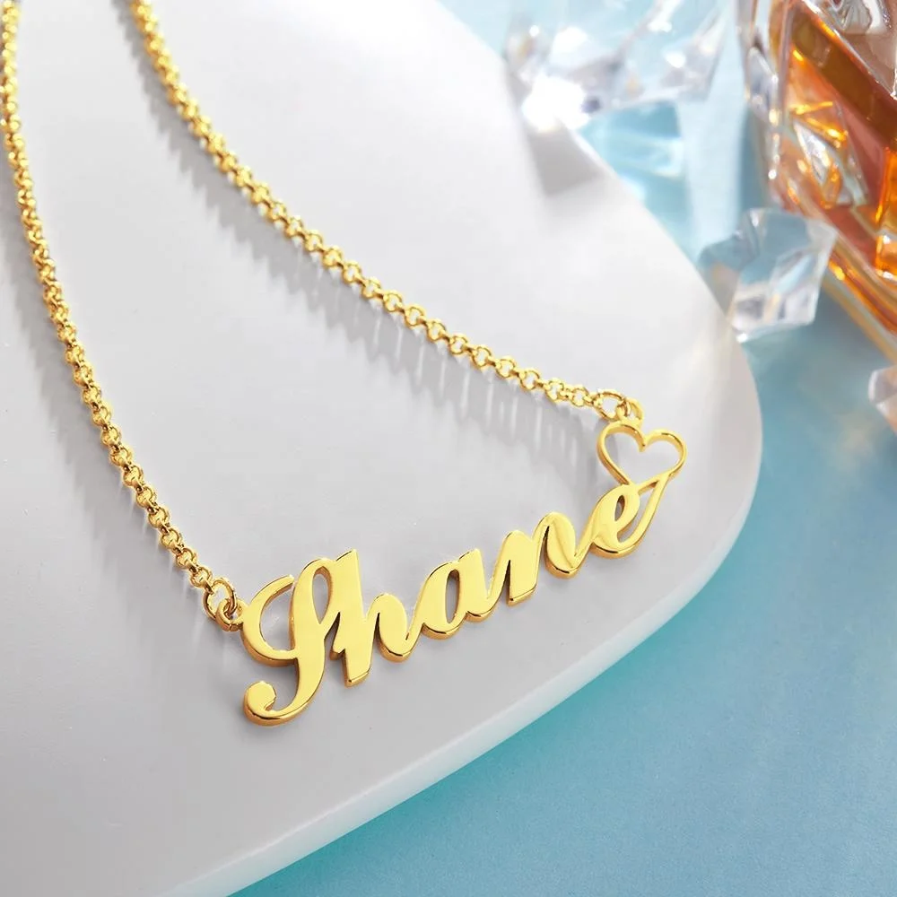 Trending Necklaces 2020 14K Solid Gold Jewelleries Sterling Silver Chain Custom Word Necklace Jewelry
Trending Necklaces 2020 14K Solid Gold Jewelleries Sterling Silver Chain Custom Word Necklace Jewelry