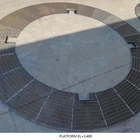 offshore serrated galvanized steel grating metal floor grates