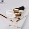 ZOREYA 16 Years professional 10 pcs high quality makeup brushes private label makeup brush sets with leather bag