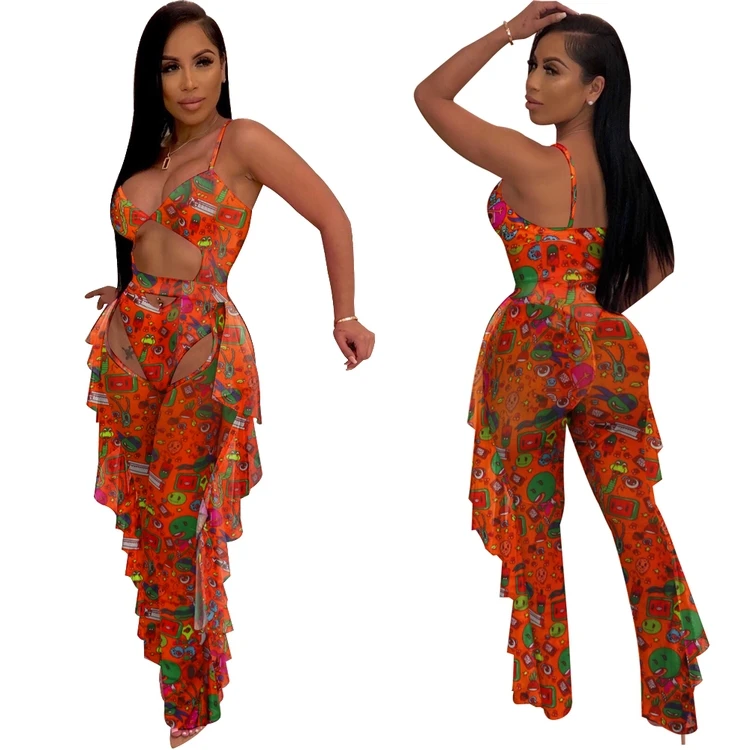 Cartoon print suspender maxi girl outfits 2 piece set women shorts women pant sets, Customized color
Cartoon print suspender maxi girl outfits 2 piece set women shorts women pant sets, Customized color