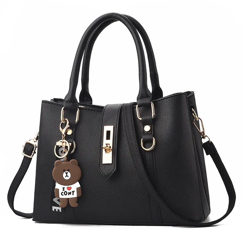 TD1188 high quality elegant temperament women bag new fashion lady handbag pu leather Pendant with bear bags for women han
TD1188 high quality elegant temperament women bag new fashion lady handbag pu leather Pendant with bear bags for women han