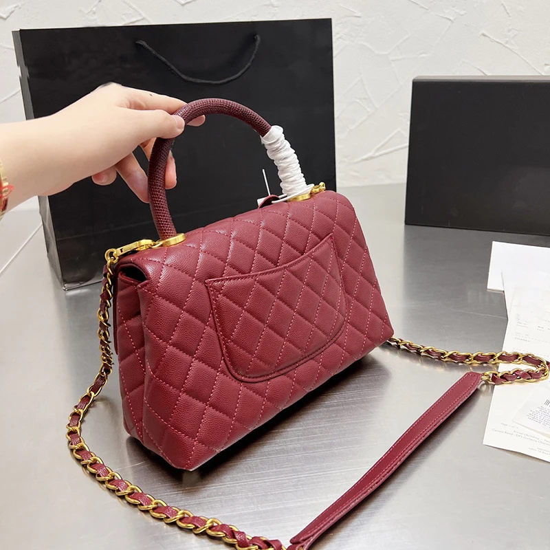 High quality genuine caviar leather women shoulder bags designer purses and handbags famous brand luxury handbags, Multi colors
High quality genuine caviar leather women shoulder bags designer purses and handbags famous brand luxury handbags, Multi colors