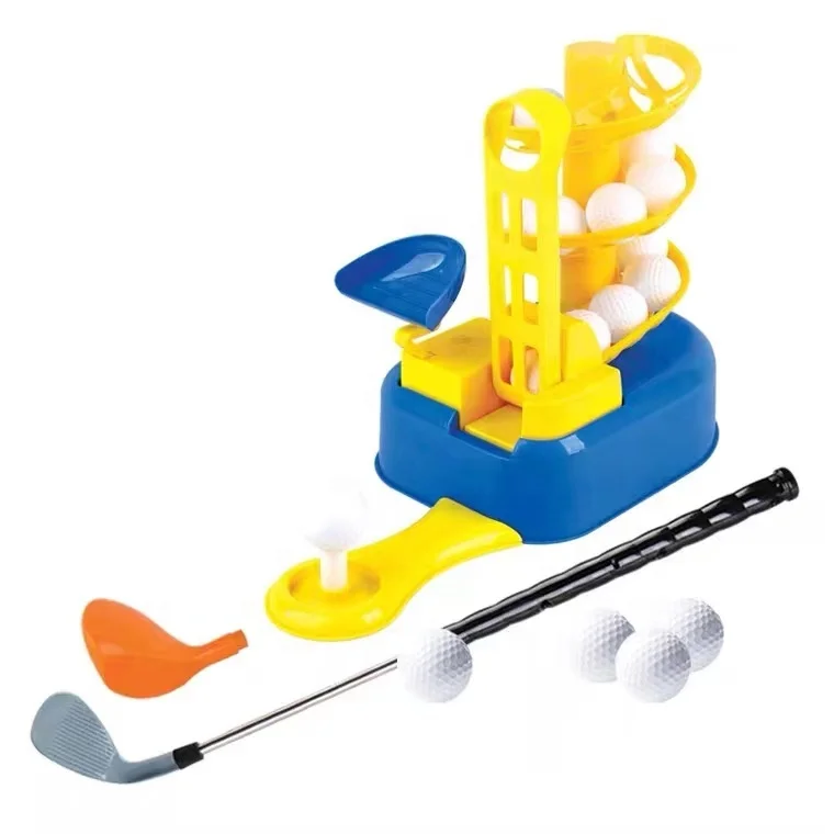Outdoor Exercise Sport Game Toys Kids Training Golf Ball Set Clubs Equipment Golf Trainer, Yellow and blue
Outdoor Exercise Sport Game Toys Kids Training Golf Ball Set Clubs Equipment Golf Trainer, Yellow and blue