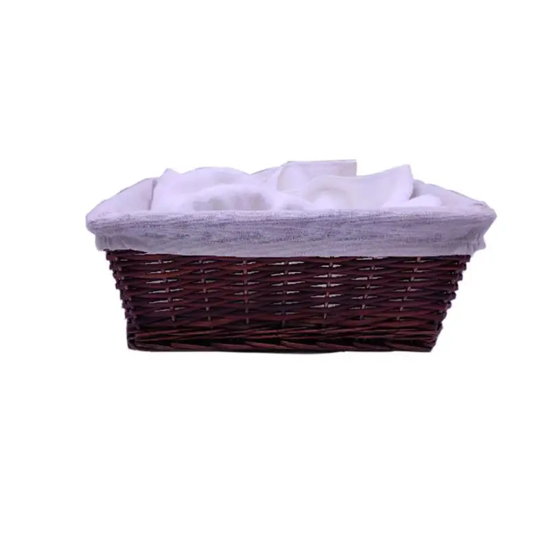 

wholesale woven empty extra large log sundries tool cloth potato storage baskets lined wicker laundry basket with handle