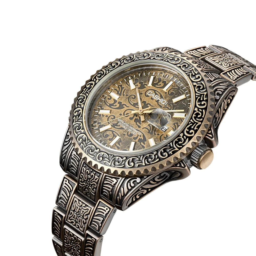 Luxury Brand Men Large Dial Vintage Watches Male Fashion Gold Silver Engraved Arabic Business Bracelet Watches Wholesale
Luxury Brand Men Large Dial Vintage Watches Male Fashion Gold Silver Engraved Arabic Business Bracelet Watches Wholesale
