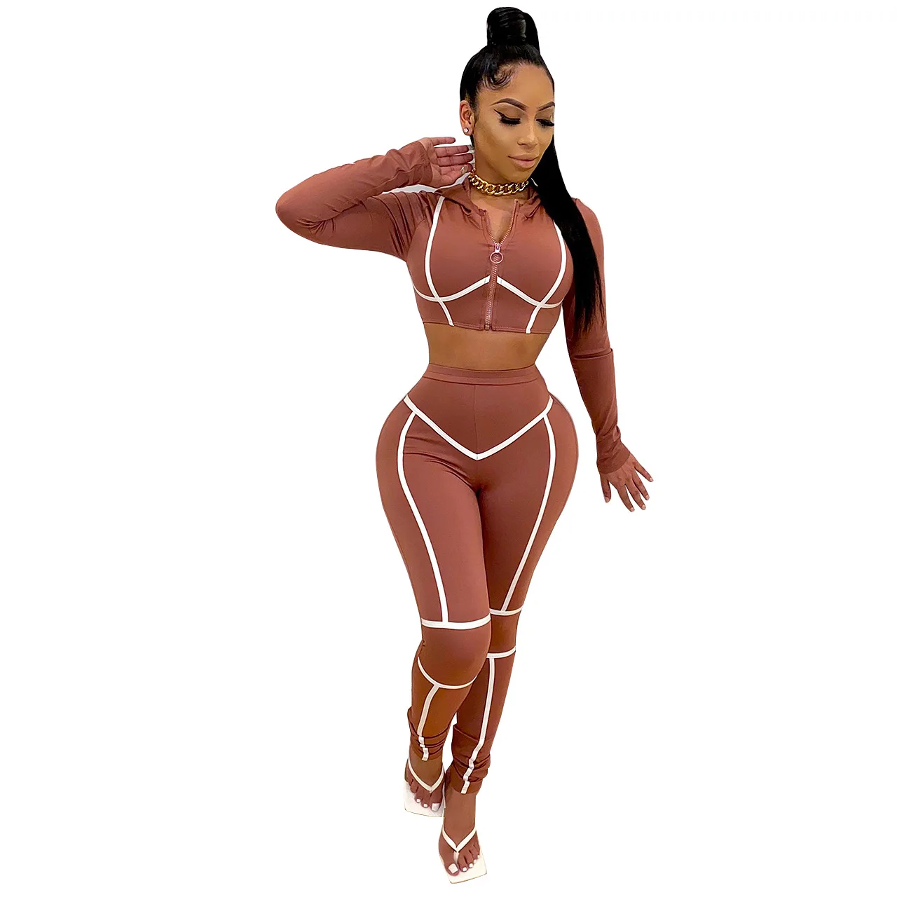 2020 New arrivals Summer collection women long sleeve top and pants fashion casual two piece set
2020 New arrivals Summer collection women long sleeve top and pants fashion casual two piece set