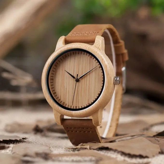 Belt Road Men Women Bamboo Wooden Watch with Genuine Brown Leather Strap Wrist Watch
Belt Road Men Women Bamboo Wooden Watch with Genuine Brown Leather Strap Wrist Watch