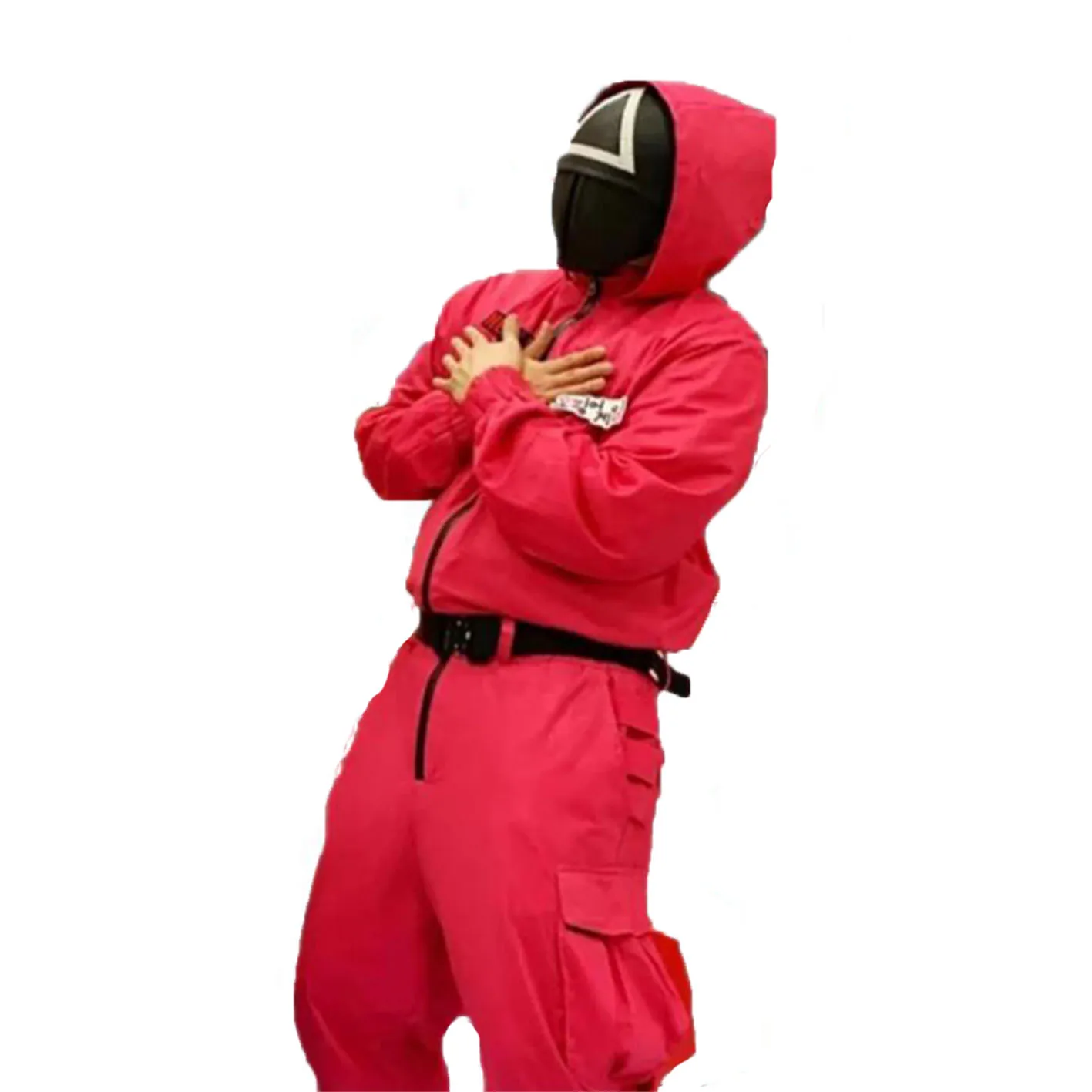 Korean Tv Party Halloween Soldier Merch Red Man Bodysuit Mask Jumpsuits Set Squid Game Gosplay masque squid game
Korean Tv Party Halloween Soldier Merch Red Man Bodysuit Mask Jumpsuits Set Squid Game Gosplay masque squid game
