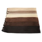 New Product Comfortable 11A Grade Virgin Human Remy Hair Extensions Flat Weft