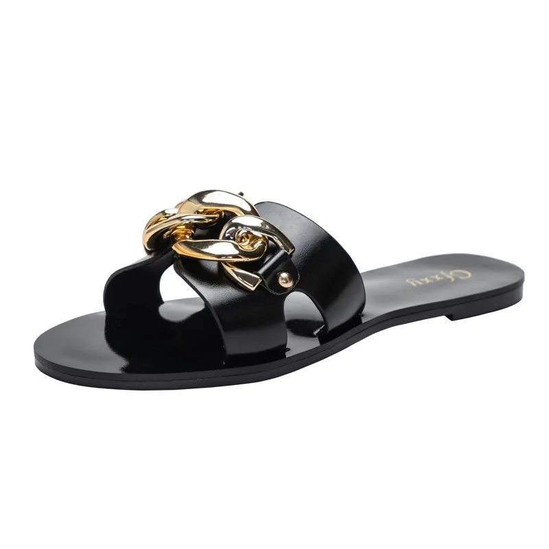 Fashion styles Chained women slippers soft PU popular design slippers for women Summer slippers Comfy women sandals 2021, Picture
Fashion styles Chained women slippers soft PU popular design slippers for women Summer slippers Comfy women sandals 2021, Picture
