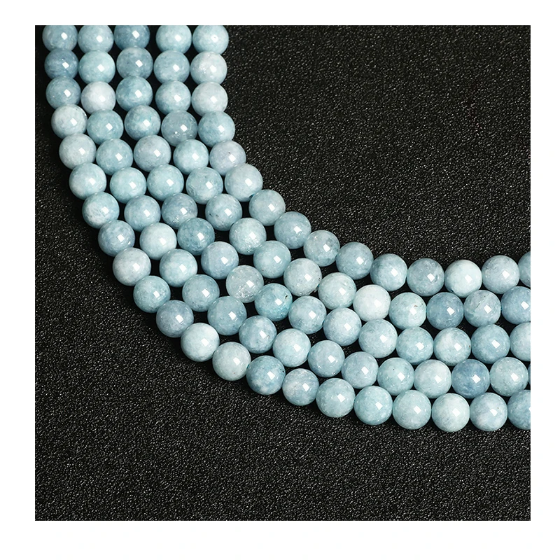 Wholesale 6 8 10mm Natural Aquamarine Crystal Loose Beads for Jewelry Aquamarine Necklace Bracelet, Blue color
Wholesale 6 8 10mm Natural Aquamarine Crystal Loose Beads for Jewelry Aquamarine Necklace Bracelet, Blue color