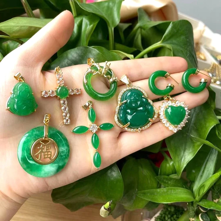 Factory Wholesale green jade buddha cross dragon gold plated necklace
Factory Wholesale green jade buddha cross dragon gold plated necklace