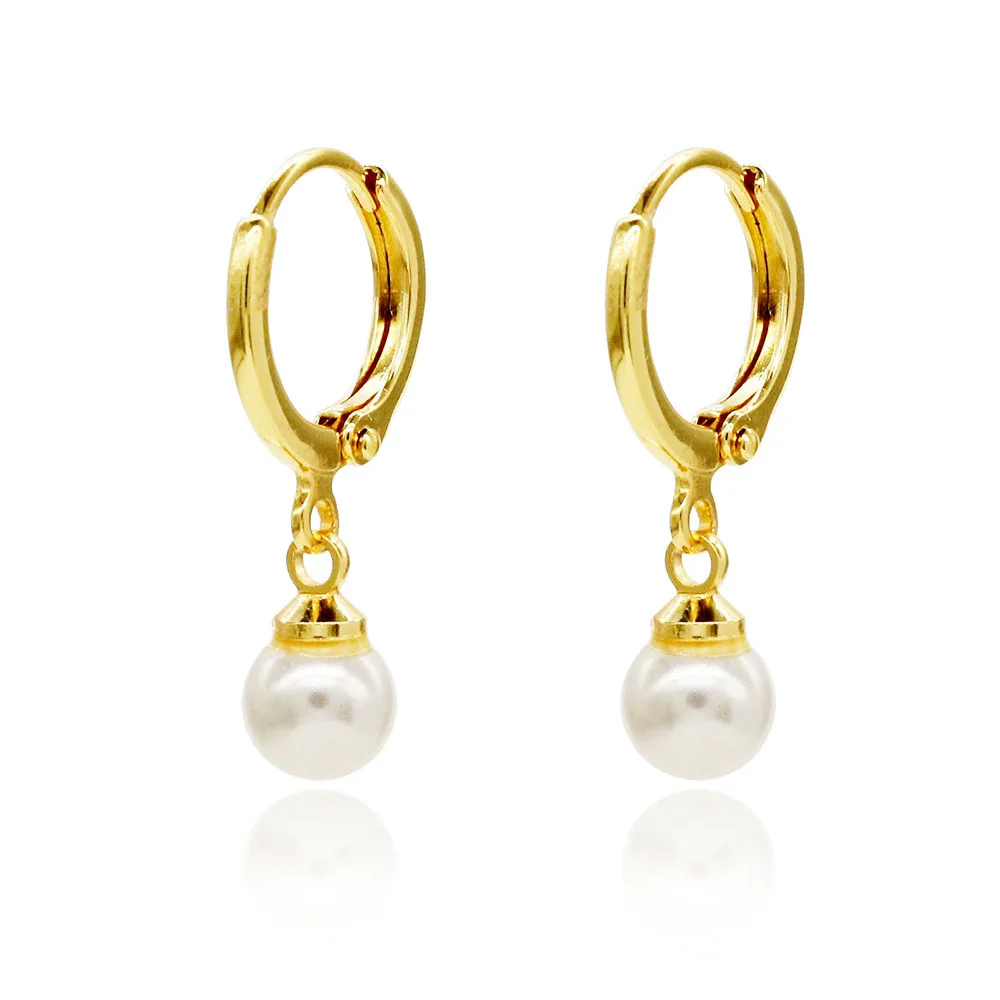 Attractive gold freshwater pearl hoop luxury for women circle earrings, Customized color
Attractive gold freshwater pearl hoop luxury for women circle earrings, Customized color