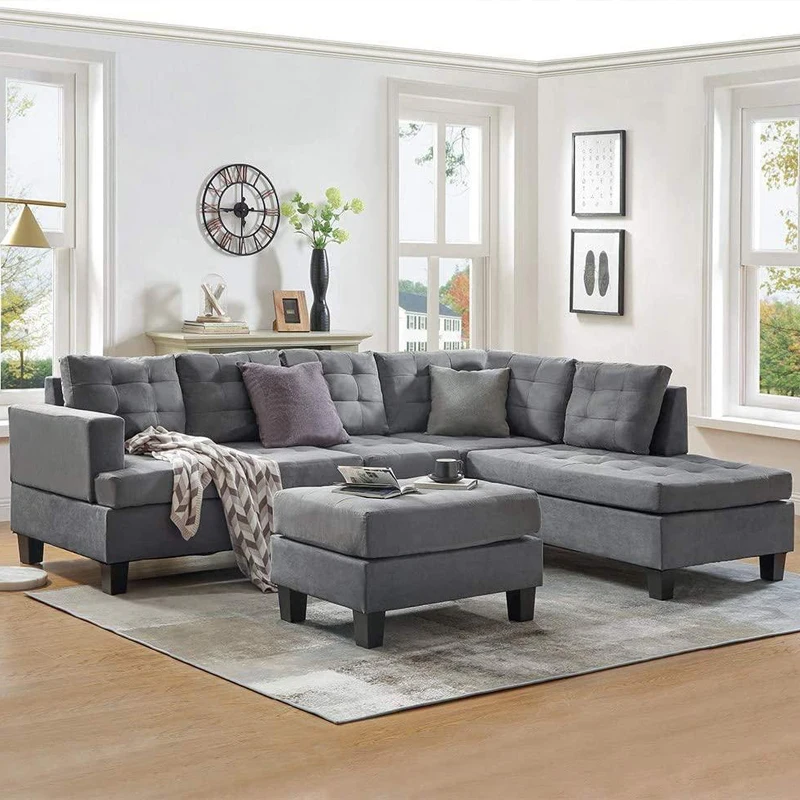 High Quality USA Free Shipping Hooseng 3 Piece Modern Sectional Sofa Set For Living Room, Grey
High Quality USA Free Shipping Hooseng 3 Piece Modern Sectional Sofa Set For Living Room, Grey