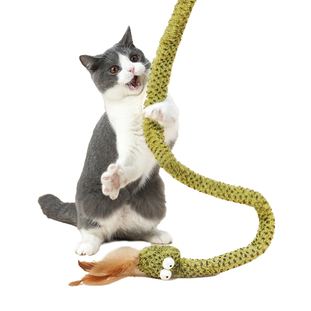 Wholesale High Quality Interactive Toy Cat Snake Funny Cat Stick Toy Feather Long Pole Cat Toy, As picture
Wholesale High Quality Interactive Toy Cat Snake Funny Cat Stick Toy Feather Long Pole Cat Toy, As picture