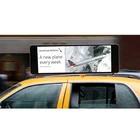 Outdoor Digital Wireless Car Roof Sign Advertising Screen Taxi Top LED Display