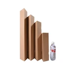 Triangular cartons can be used for wipers, fishing rods, umbrellas and long cartons