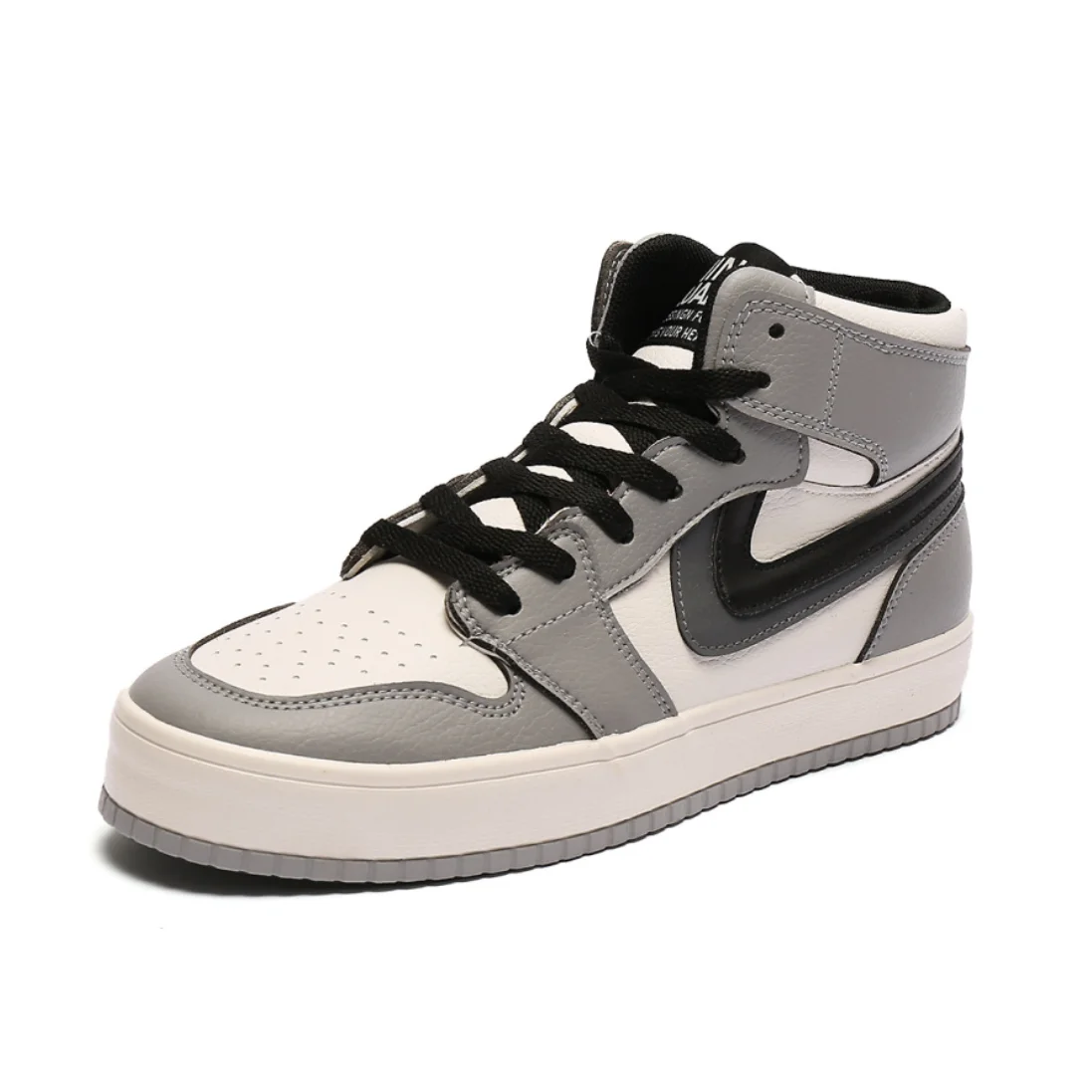 High top mens white sneakers top selling men jodan shoes sneaker Fashion light weight leather sneakers for men, 2 color
High top mens white sneakers top selling men jodan shoes sneaker Fashion light weight leather sneakers for men, 2 color