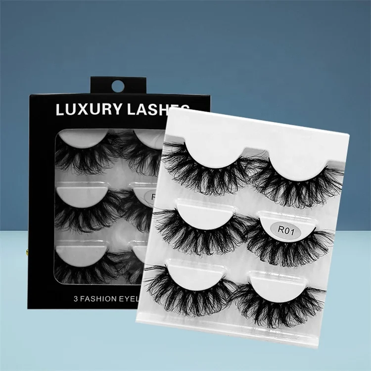 3Pairs of Eyelashes Vendor Private Label Natural False Eyelashes 25mm Faux Mink 3d Full Strip Lashes With Package Box
3Pairs of Eyelashes Vendor Private Label Natural False Eyelashes 25mm Faux Mink 3d Full Strip Lashes With Package Box