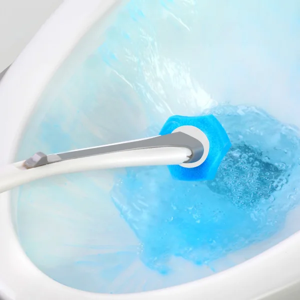 BOOMJOY Toiletwand disposable toilet cleaning brush with base holder and long handle
BOOMJOY Toiletwand disposable toilet cleaning brush with base holder and long handle