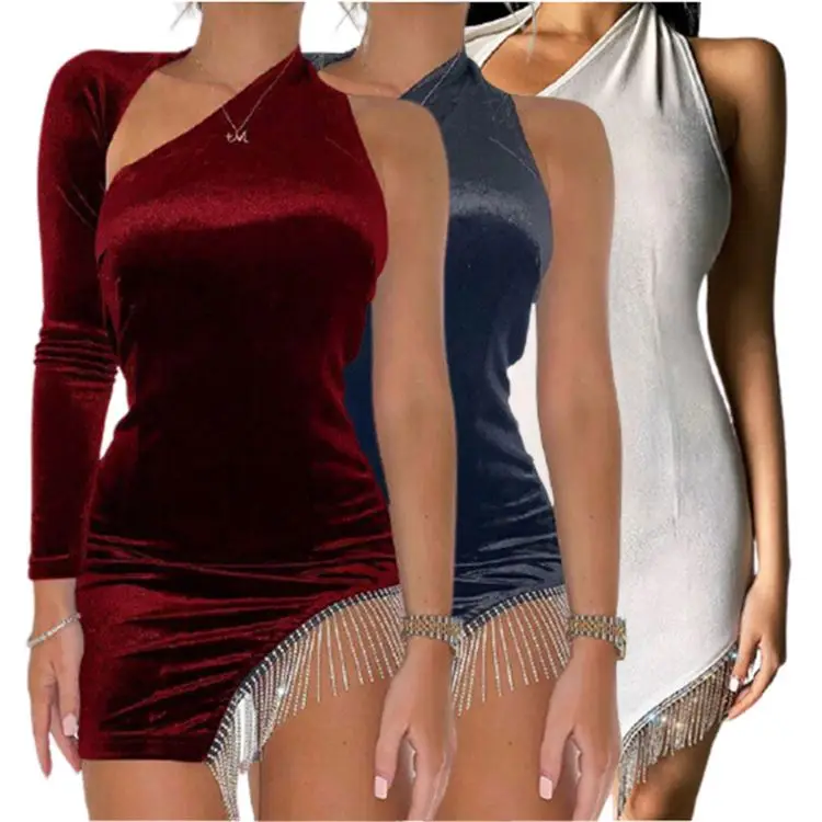 Newest Design 2021 Spring Evening Solid Color Velvet Ladies Clothes Dresses Women Lady Elegant Sexy Dress
Newest Design 2021 Spring Evening Solid Color Velvet Ladies Clothes Dresses Women Lady Elegant Sexy Dress