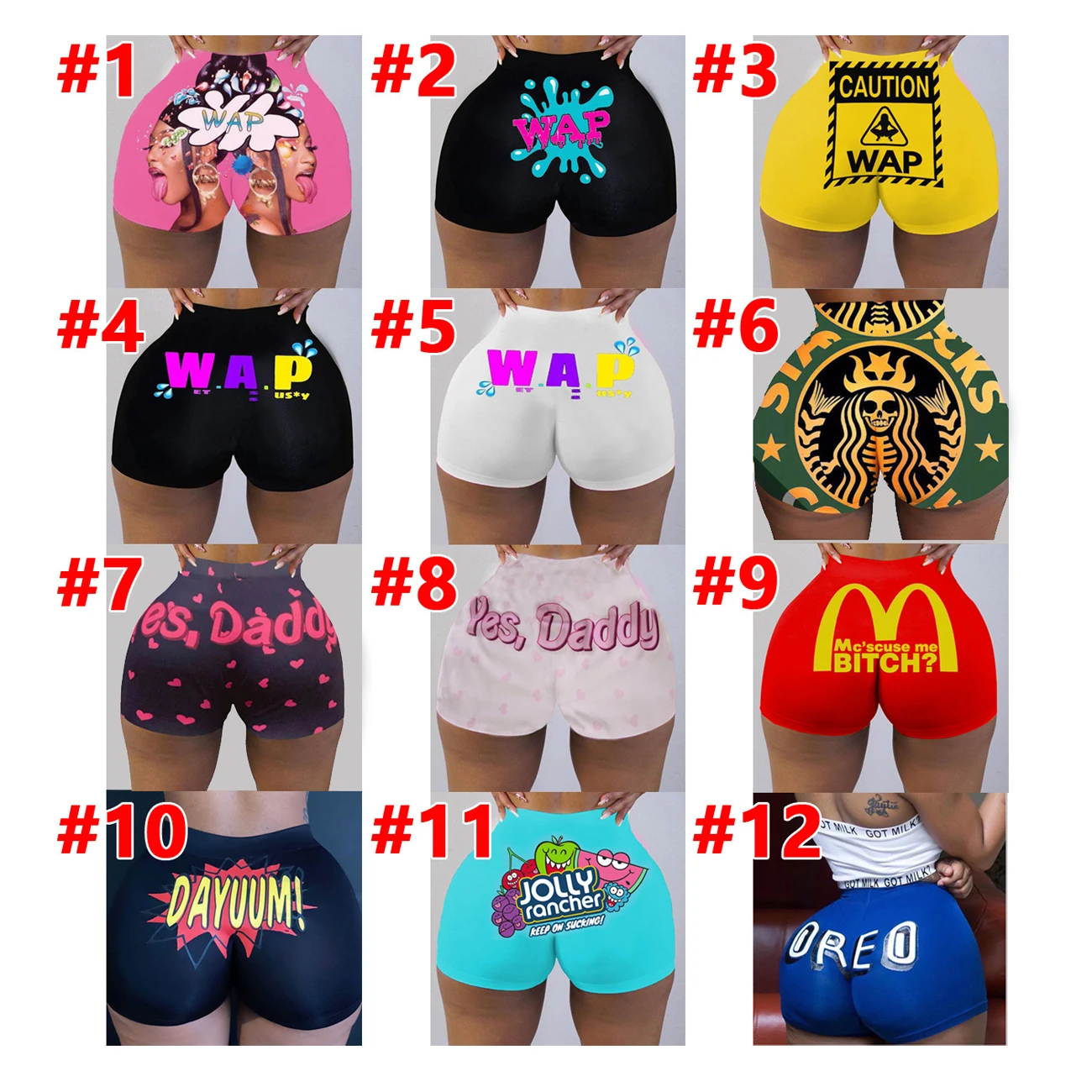 2021 New Designer Popular Letter printing Customized High Waist Adult Women Snack Shorts, 12 color
2021 New Designer Popular Letter printing Customized High Waist Adult Women Snack Shorts, 12 color