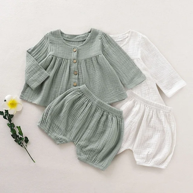 new arrival autumn infant and toddler clothing sets baby linen kids clothing+ baby girls solid pant clothes, White and green
new arrival autumn infant and toddler clothing sets baby linen kids clothing+ baby girls solid pant clothes, White and green