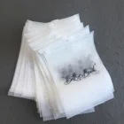 Wholesale Custom Frosted PE Slider Zipper Poly Bag Plastic t-shirt Zip Lock Clothing Packaging Bags