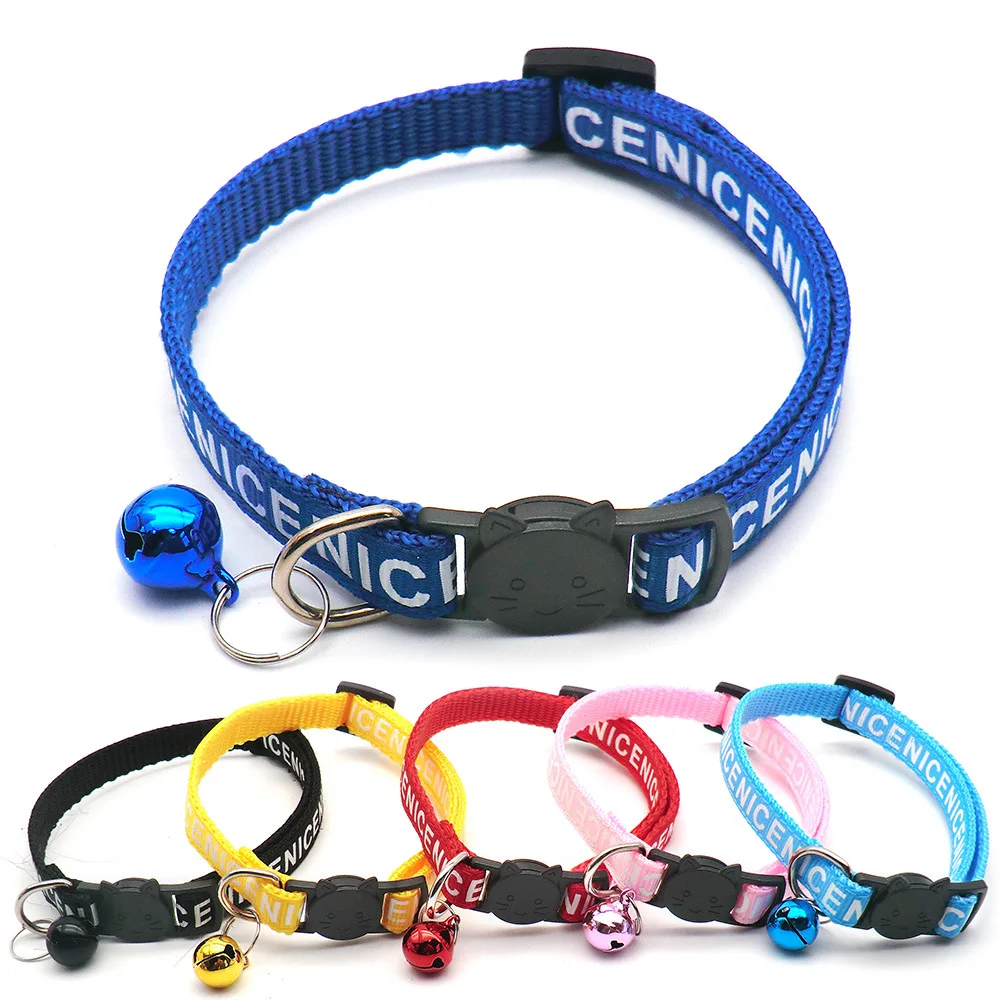 Pet Collar Accessories Small Cat Necklace Letter Print Multi Color Soft Adjustable Pet Collar Supplies
Pet Collar Accessories Small Cat Necklace Letter Print Multi Color Soft Adjustable Pet Collar Supplies