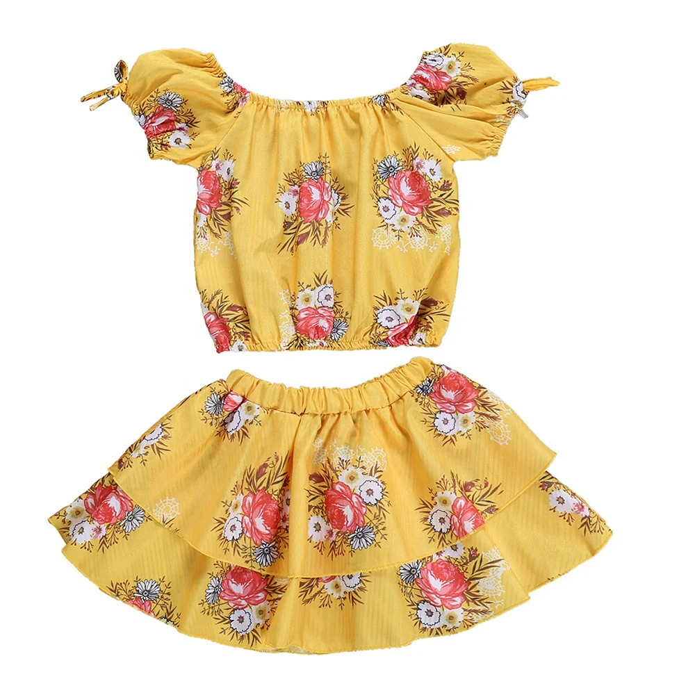 Wholesale Printed Floral Girls Short Sets Off Shoulder Jumpsuit Shorts Children Clothes Sets Kids Summer Clothing for 1-4 Yrs
Wholesale Printed Floral Girls Short Sets Off Shoulder Jumpsuit Shorts Children Clothes Sets Kids Summer Clothing for 1-4 Yrs