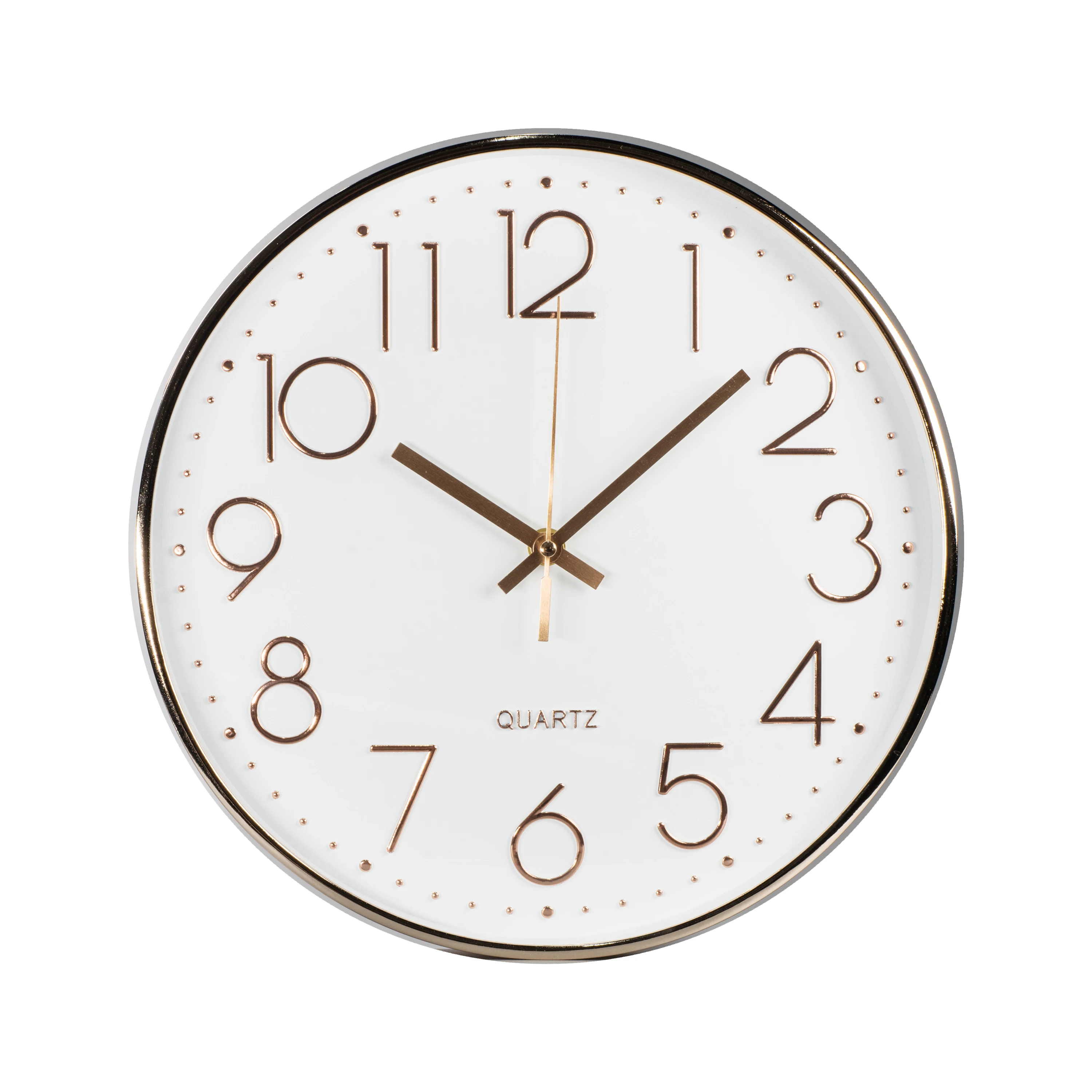 New Arrival Modern decorative Round Plastic Highlight Silver Frame Elegance Wall Watch Decorative Clock, White
New Arrival Modern decorative Round Plastic Highlight Silver Frame Elegance Wall Watch Decorative Clock, White