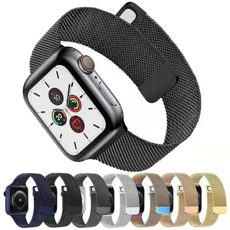 Milanese loop for apple watch band stainless steel for iwatch series 6 5 4 3 2 1 SE luxury metal for apple watch band 40mm, 5 colors
Milanese loop for apple watch band stainless steel for iwatch series 6 5 4 3 2 1 SE luxury metal for apple watch band 40mm, 5 colors
