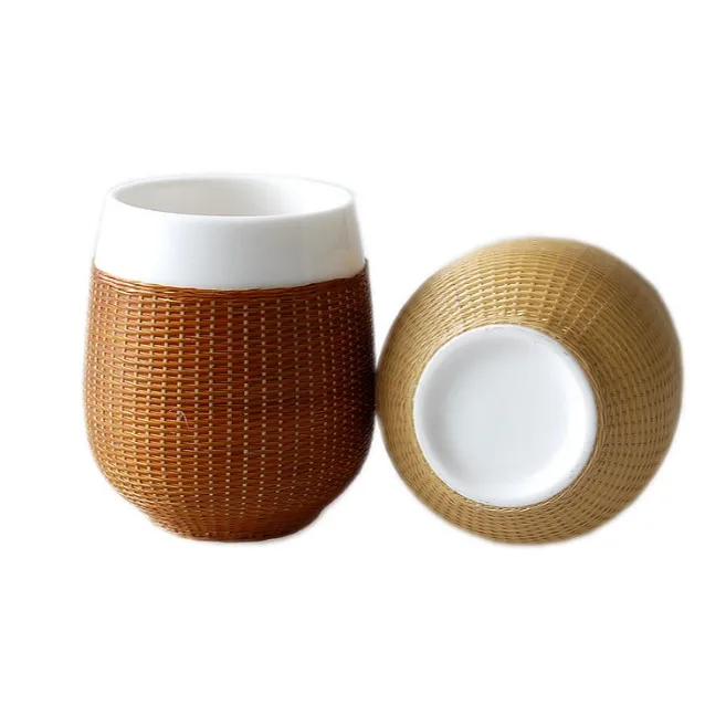 Diyue Housewares DIYR00915 Stock Housewarming Gift for Tea Water Drink Mugs Chinese Bamboo silk Ceramic Tea Cup
Diyue Housewares DIYR00915 Stock Housewarming Gift for Tea Water Drink Mugs Chinese Bamboo silk Ceramic Tea Cup