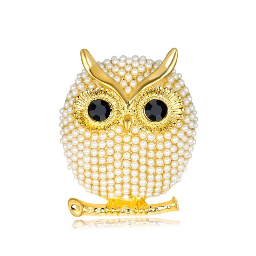 Owl Pearl Creative Brooch Plating Alloy Animal Brooch Cute Personality Cartoon Brooch, Silver/gold
Owl Pearl Creative Brooch Plating Alloy Animal Brooch Cute Personality Cartoon Brooch, Silver/gold