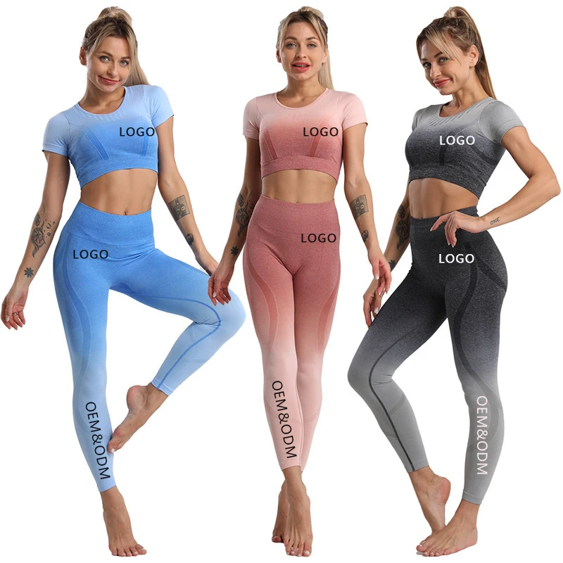 Xsunwing Hot Sale custom Logo Women Gym Clothing Short Sleeves High Waist Leggings Two Pieces Set Casual 2 Piece Women Outfit
Xsunwing Hot Sale custom Logo Women Gym Clothing Short Sleeves High Waist Leggings Two Pieces Set Casual 2 Piece Women Outfit