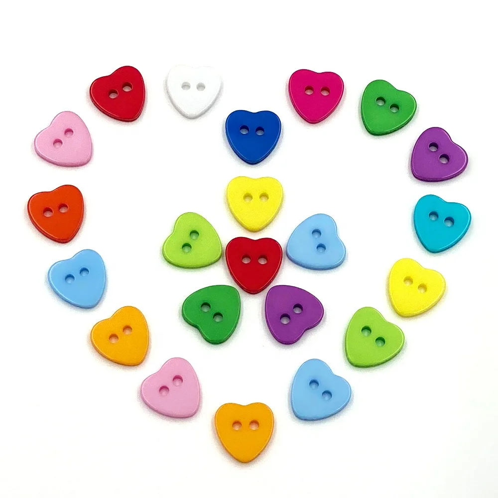 Painted Craft Lovely Kids Colorful Mixed Cute DIY Heart Shaped Resin Buttons, Mixed colors
Painted Craft Lovely Kids Colorful Mixed Cute DIY Heart Shaped Resin Buttons, Mixed colors