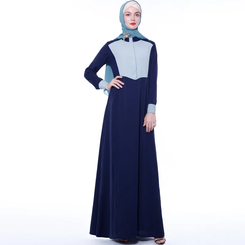 Wholesale plus size Islamic clothing Maxi long sleeve Dress with matching collar Muslim robe abaya women, Shown
Wholesale plus size Islamic clothing Maxi long sleeve Dress with matching collar Muslim robe abaya women, Shown
