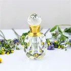 Mini crystal perfume bottles, luxury empty glass perfume bottle for sale