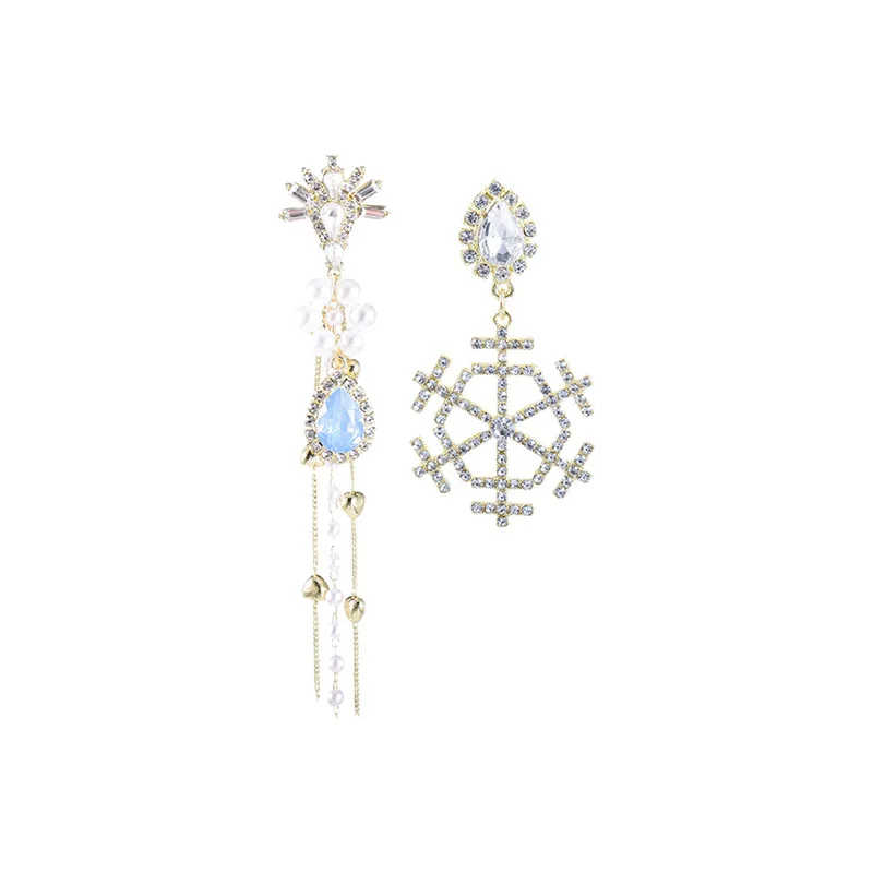 New Arrival Asymmetry Zircon Snow Heart Water Drop Pearl Chain Tassel Earring Zircon Snow Pearl Pendant For Women
New Arrival Asymmetry Zircon Snow Heart Water Drop Pearl Chain Tassel Earring Zircon Snow Pearl Pendant For Women
