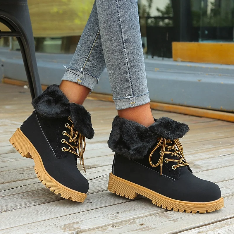 LE SLIDES Hot New Fashion Winter Boots Fur Shoes for Women Suede Ankle Boots Lace-up Ladies Shoes Casual Marten Mid Calf Boots, Pink black
LE SLIDES Hot New Fashion Winter Boots Fur Shoes for Women Suede Ankle Boots Lace-up Ladies Shoes Casual Marten Mid Calf Boots, Pink black