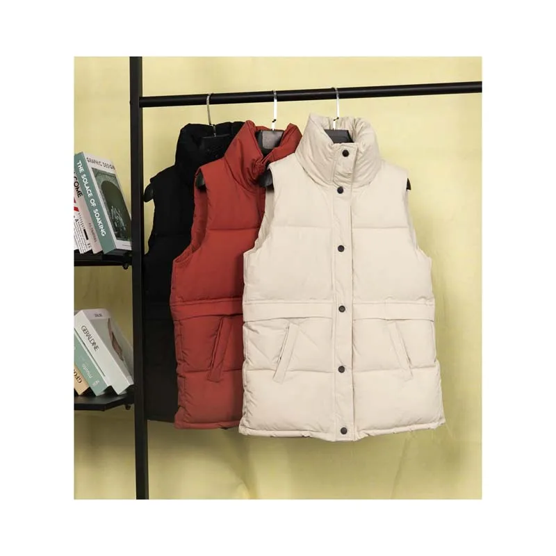 New Designer Ladies Girl Winter Ultra Light Down Vest Bread Jacket Women For Wholesale Women's Sleeveless Jacket Clothing, Custom color
New Designer Ladies Girl Winter Ultra Light Down Vest Bread Jacket Women For Wholesale Women's Sleeveless Jacket Clothing, Custom color